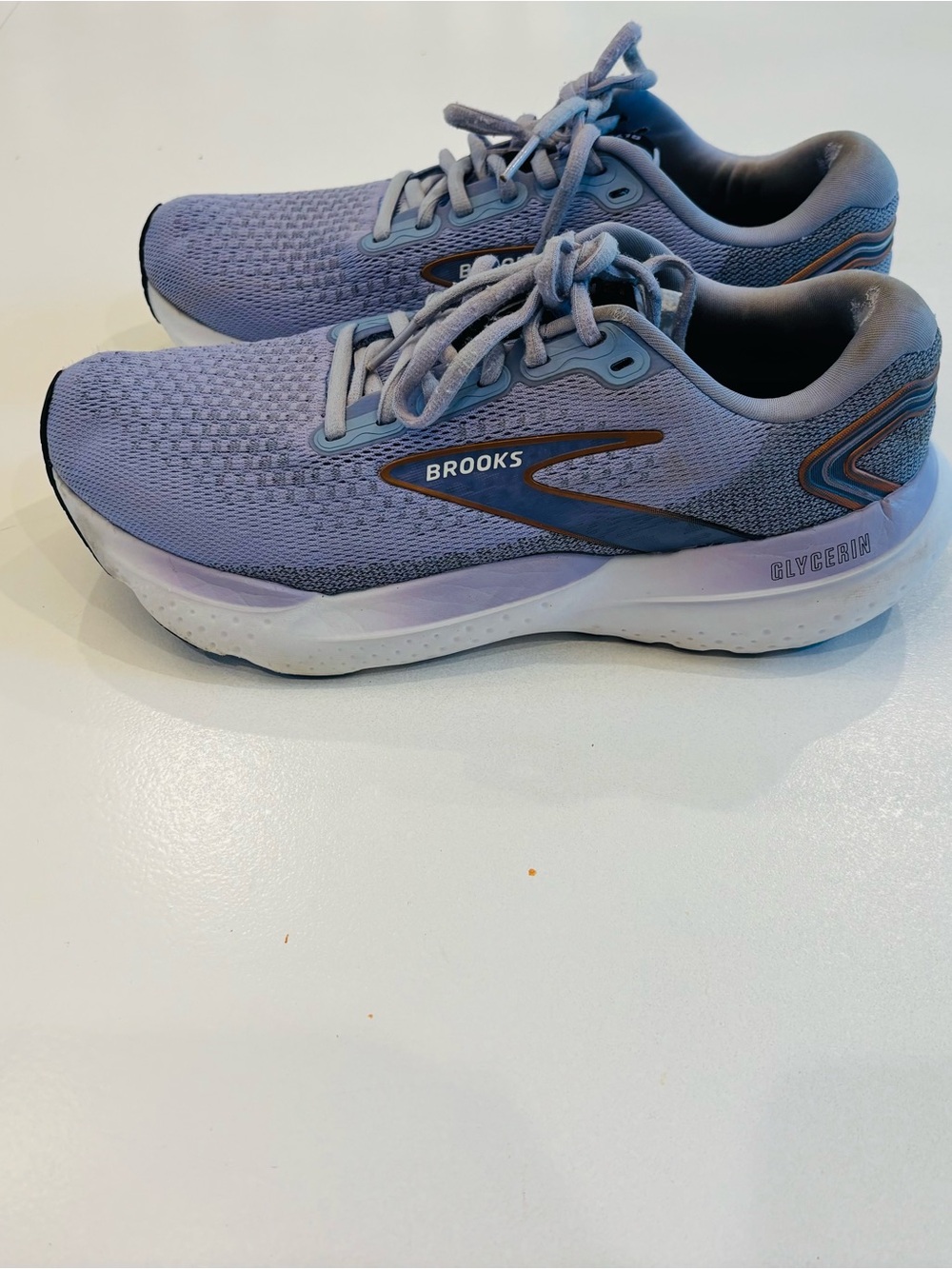 Brooks Glycerin 21 Light Purple and Gray Women's Running Shoes size 9.5 - Picture 3 of 11
